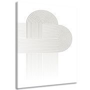 TABLOU CURCUBEIE CONECTATE MID-CENTURY - TABLOURI ABSTRACTE - TABLOURI