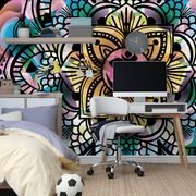 SELF ADHESIVE WALLPAPER MANDALA OF HEALTH - SELF-ADHESIVE WALLPAPERS - WALLPAPERS