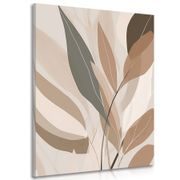 CANVAS PRINT ABSTRACT BOTANICAL SHAPES NO2 - PICTURES OF ABSTRACT SHAPES - PICTURES