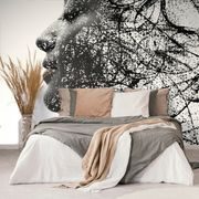 SELF ADHESIVE WALLPAPER WOMAN WITH ABSTRACT ELEMENTS - SELF-ADHESIVE WALLPAPERS - WALLPAPERS