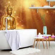 SELBSTKLEBENDE TAPETE GOLDENER BUDDHA - SELBSTKLEBENDE TAPETEN - TAPETEN