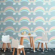 SELF ADHESIVE WALLPAPER RAINBOW RAIN - SELF-ADHESIVE WALLPAPERS - WALLPAPERS