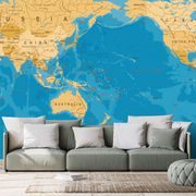 WALLPAPER WORLD MAP IN AN INTERESTING DESIGN - WALLPAPERS MAPS - WALLPAPERS