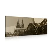 Kép Köln illuztráció szépia kivitelben