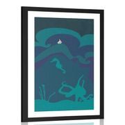 POSTER WITH MOUNT UNDERWATER WORLD - MOTIFS FROM OUR WORKSHOP - POSTERS