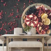 SELF ADHESIVE WALL MURAL MIXTURE WITH POMEGRANATE - SELF-ADHESIVE WALLPAPERS - WALLPAPERS