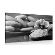 Canvas print magic of wellness in black and white