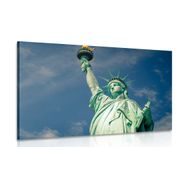 CANVAS PRINT STATUE OF LIBERTY - PICTURES OF CITIES - PICTURES