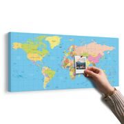 PARAFA KÉP TÉRKÉP KÉK HÁTTÉREN - PARAFA KÉPEK - KÉPEK