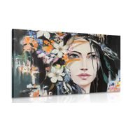 CANVAS PRINT ORIGINAL PAINTING OF A WOMAN - PICTURES OF WOMEN - PICTURES