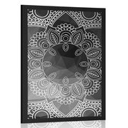 POSTER MANDALA ÎN ALB-NEGRU - FENG SHUI - POSTERE