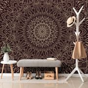 SELF ADHESIVE WALLPAPER DETAILED DECORATIVE MANDALA - SELF-ADHESIVE WALLPAPERS - WALLPAPERS