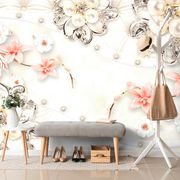 SELBSTKLEBENDE TAPETE LUXURIÖSER BLUMENSCHMUCK - TAPETEN - 🔥 TOTALAUSVERKAUF 🔥