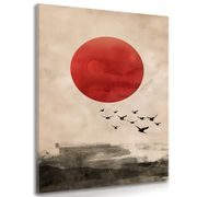 QUADRO SU TELA – JAPANDI MAGIA DELLA LUNA ROSSA - STAMPE E QUADRI - 🔥 SVENDITA TOTALE
