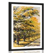 POSTER WITH MOUNT AVENUE OF TREES - NATURE - POSTERS