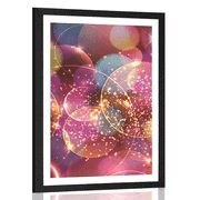 POSTER WITH MOUNT SPARKLING ABSTRACTION - ABSTRACT AND PATTERNED - POSTERS