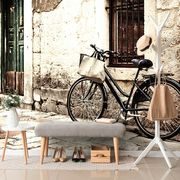 SELF ADHESIVE WALL MURAL RETRO BICYKEL - SELF-ADHESIVE WALLPAPERS - WALLPAPERS