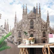 CARTA DA PARATI ADESIVA DUOMO DI MILANO - CARTA DA PARATI AUTOADESIVE - CARTA DA PARATI