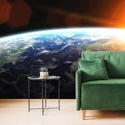 WALL MURAL VIEW OF THE PLANET FROM SPACE - WALLPAPERS SPACE AND STARS - WALLPAPERS