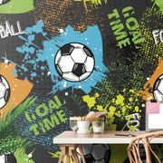 WALLPAPER SOCCER BALL ON AN ABSTRACT BACKGROUND - WALLPAPERS - 🔥 TOTAL SALE 🔥