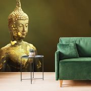 TAPETE BUDDHA UND SEIN SPIEGELBILD - TAPETEN MIT FENG SHUI-MOTIVEN - TAPETEN