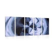5-piece Canvas print artistic abstraction