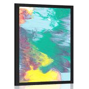 AFFICHE ABSTRACTION AUX COULEURS PASTEL - ABSTRAIT ET À MOTIFS - AFFICHES