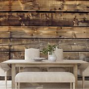 TAPETA MODERNÍ IMITACE DŘEVA V HNĚDÉM - TAPETY - TOTÁLNÍ VÝPRODEJ 🔥