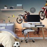 SELF ADHESIVE WALL MURAL BIKERS - SELF-ADHESIVE WALLPAPERS - WALLPAPERS