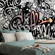 Tapet autoadeziv artă graffiti modernă