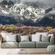 WALL MURAL UNIQUE MOUNTAIN LANDSCAPE - WALLPAPERS NATURE - WALLPAPERS