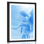 POSTER WITH MOUNT BEAUTIFUL ANGEL IN THE SKY - ANGELS - POSTERS