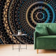 WALLPAPER MANDALA WITH A SUN PATTERN - WALLPAPERS FENG SHUI - WALLPAPERS