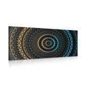 CANVAS PRINT MANDALA WITH A SUN PATTERN - PICTURES FENG SHUI - PICTURES