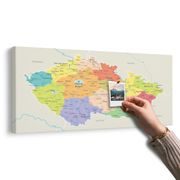 QUADRO IN SUGHERO – MAPPA DELLA REPUBBLICA CECA - QUADRI SU SUGHERO - 🔥 SVENDITA TOTALE