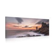 TABLEAU SUR TOILE – PAYSAGE MAGNIFIQUE AU BORD DE LA MER - TABLEAUX - 🔥 VENTE TOTALE 🔥