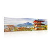 CANVAS PRINT CHUREITO PAGODA MONUMENT - PICTURES OF NATURE AND LANDSCAPE - PICTURES