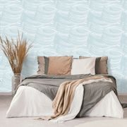 SELF ADHESIVE WALLPAPER SOFT BLUE ABSTRACTION - SELF-ADHESIVE WALLPAPERS - WALLPAPERS