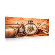 WANDBILD UHR AUS DER VERGANGENHEIT - VINTAGE- UND RETRO-BILDER - BILDER