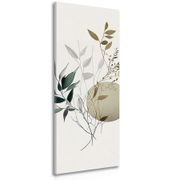 CANVAS PRINT PLANTS IN BOHO DESIGN - PICTURES OF TREES AND LEAVES - PICTURES