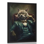 POSTER TIERISCHER GANGSTER KATER - TIERISCHE GANGSTER - POSTER