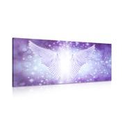 CANVAS PRINT WINGS WITH ABSTRACT ELEMENTS - PICTURES OF ANGELS - PICTURES