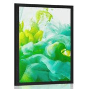 POSTER INK IN SHADES OF GREEN - ABSTRACT AND PATTERNED - POSTERS