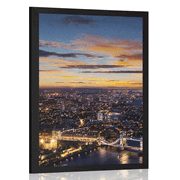 Plagát letecký pohľad na Tower Bridge