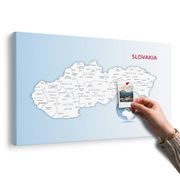 TABLOU PE PLUTĂ HARTĂ A REPUBLICII SLOVACE - TABLOURI PE PLUTĂ - TABLOURI