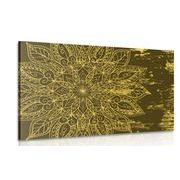 CANVAS PRINT TEXTURE OF MANDALA - PICTURES FENG SHUI - PICTURES
