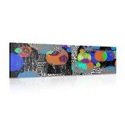 CANVAS PRINT ABSTRACT COMPOSITION - POP ART PICTURES - PICTURES