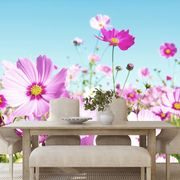 SELF ADHESIVE WALL MURAL MEADOW OF SPRING FLOWERS - SELF-ADHESIVE WALLPAPERS - WALLPAPERS