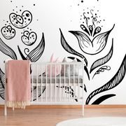 SELF ADHESIVE WALLPAPER FINE FOLKLORE ORNAMENTS - SELF-ADHESIVE WALLPAPERS - WALLPAPERS