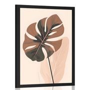 POSTER FORME ABSTRACTE BOTANICE DE MONSTRU - FORME ABSTRACTE - POSTERE